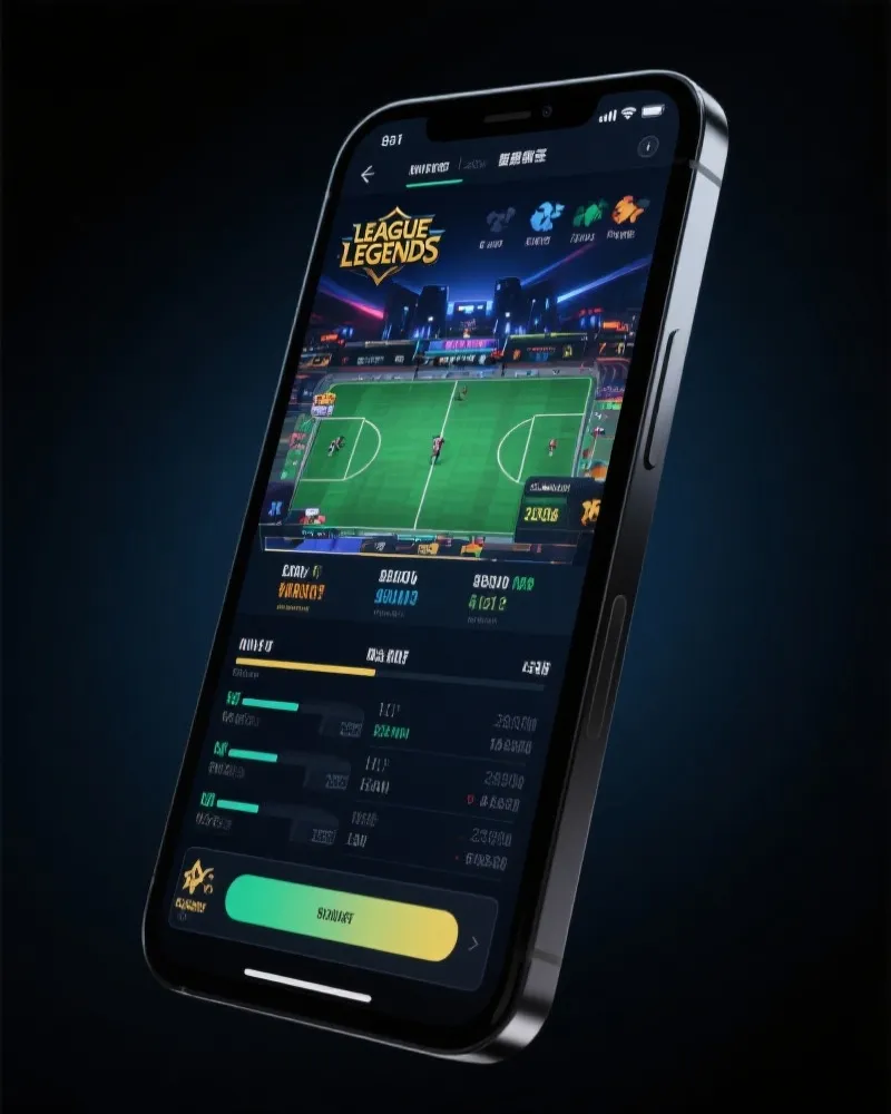 LOL直播App界面展示